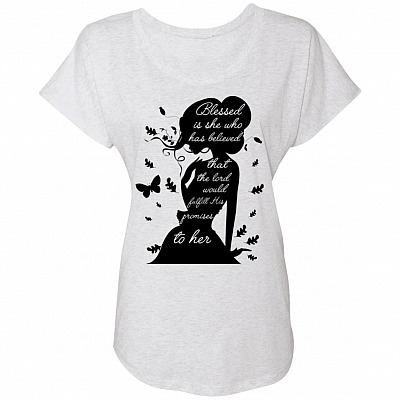 Ladies Triblend Dolman Sleeve