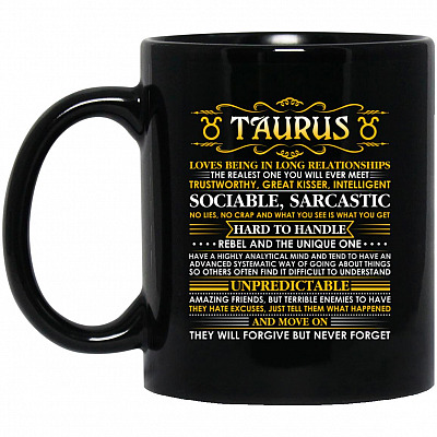 XP8434 11 oz. White Mug, Black, 11 oz. Black Mug