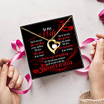 To My Wife You Are The Queen Of This Family But Also The Woman Of My Dreams Forever Love Pendant Necklace