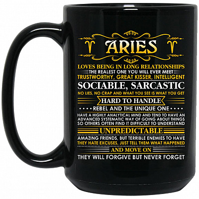 15 oz. Black Mug