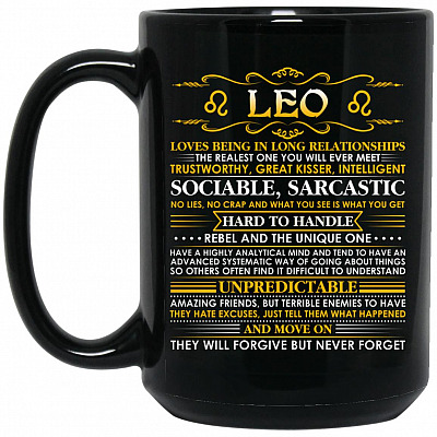 15 oz. Black Mug