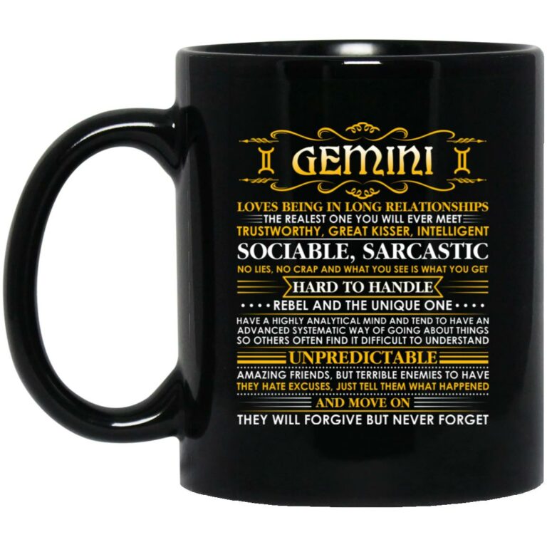 Gem Mug, Black, 11 oz. Black Mug