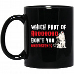 Which Part Mug, Black, 11 oz. Black Mug