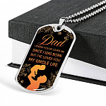 Dad I Know You've Loved Me Since I Was Born But I've Loved You My Whole Life Dog Tag Pendant Necklace - Dog Tag (Silver) Dad I Know You've Loved Me Since I Was Born But I've Loved You My Whole Life Dog Tag Pendant Necklace - Dog Tag (Silver)
