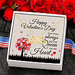 5KNG. queen heart (5) Infinity Heart Necklace (Gold) 6