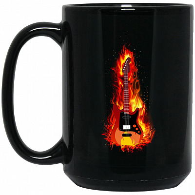 15 oz. Black Mug