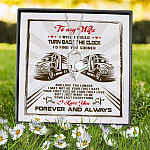 6Th. Turn Back The Clock Trucker.wife Forever Love Necklace (Silver) 7