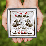 6Th. Turn Back The Clock Trucker.wife Forever Love Necklace (Silver)