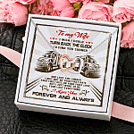 6Th. Turn Back The Clock Trucker.wife Interlocking Hearts Necklace 4