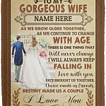 Personalized Blanket, White, Cozy Plush Fleece Blanket - 50x60