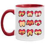 Funn Accent Mug, White/Red, 11 oz. Accent Mug Funn Accent Mug, White/Red, 11 oz. Accent Mug