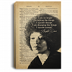 Angela Davis I Am No Longer Accepting The Things I Cannot Change Feminism Framed Canvas - Unframed Poster, White, 0.75'' Framed Canvas Angela Davis I Am No Longer Accepting The Things I Cannot Change Feminism Framed Canvas - Unframed Poster, White, 0.75'' Framed Canvas