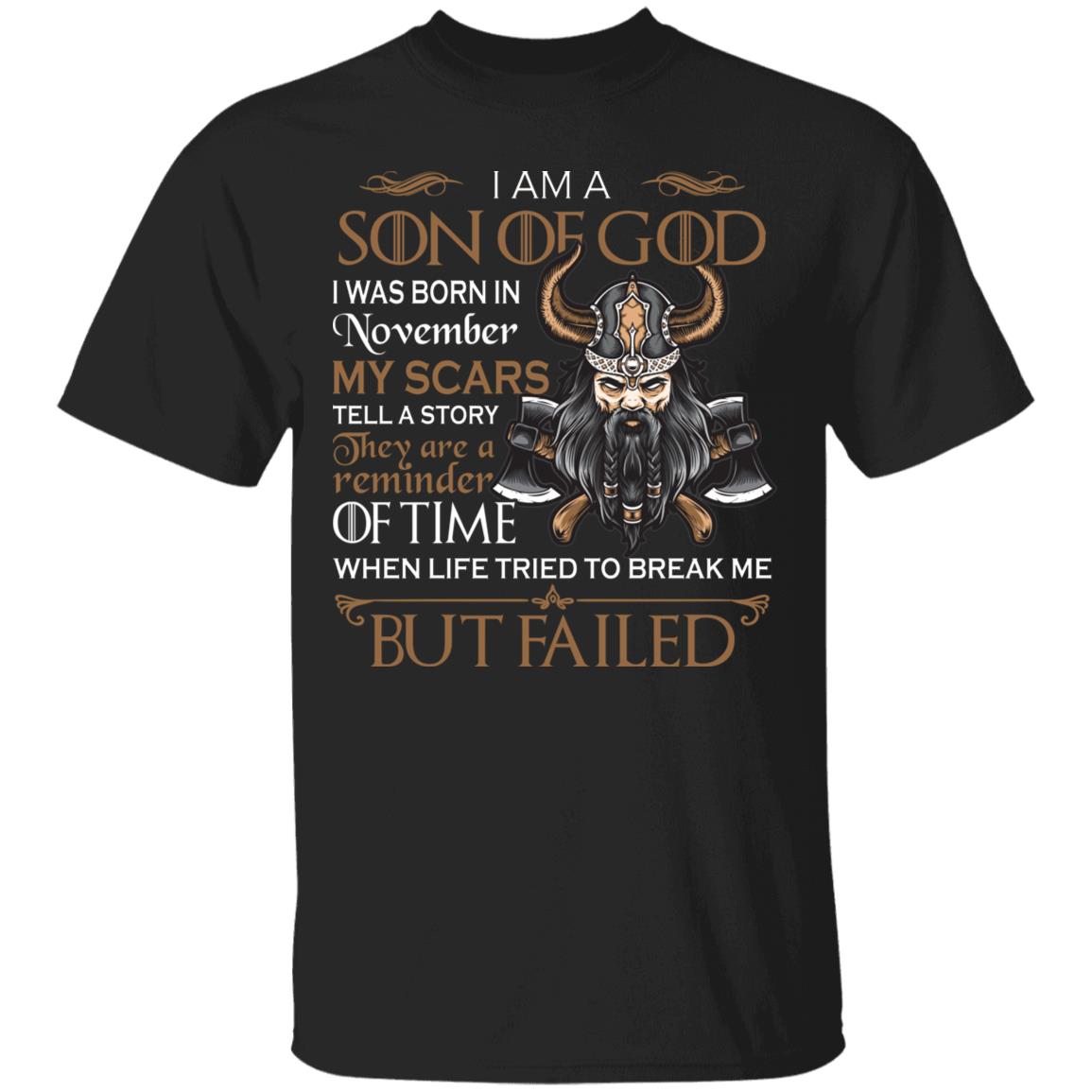 Nov Shirt, Black, Unisex T-Shirt