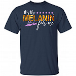 It's the Melanin, Navy, Unisex T-Shirt