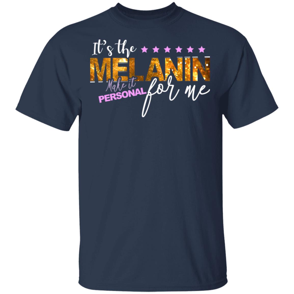 It's the Melanin, Navy, Unisex T-Shirt