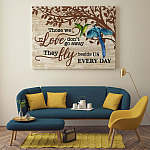 7VT. Hummingbirds Those We Love canvas mockup