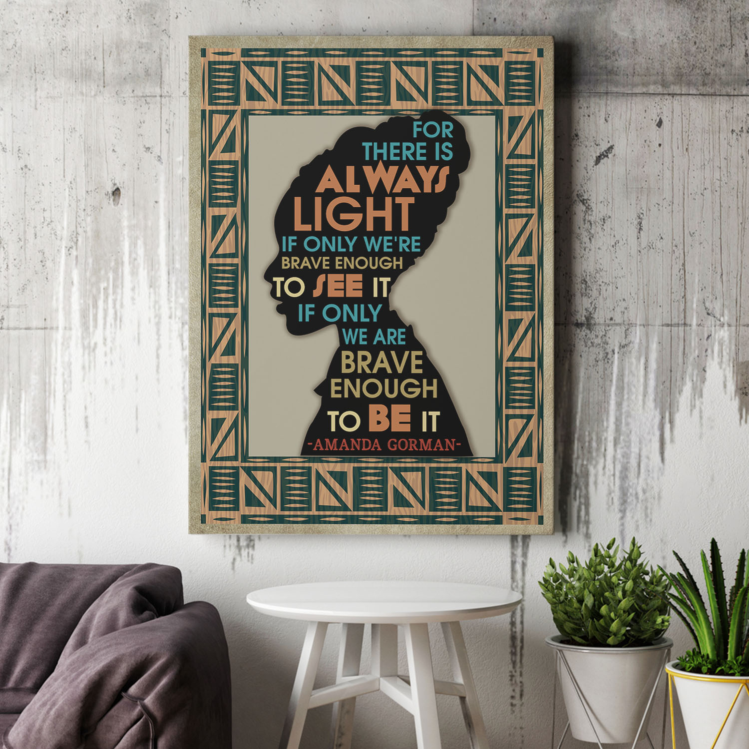 4VT. For There Is Always Light Amanda canvas mockup