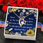 You Are Strong and Beautiful Inspirational Quotes Jewelry Gift Forever Love Pendant Necklace