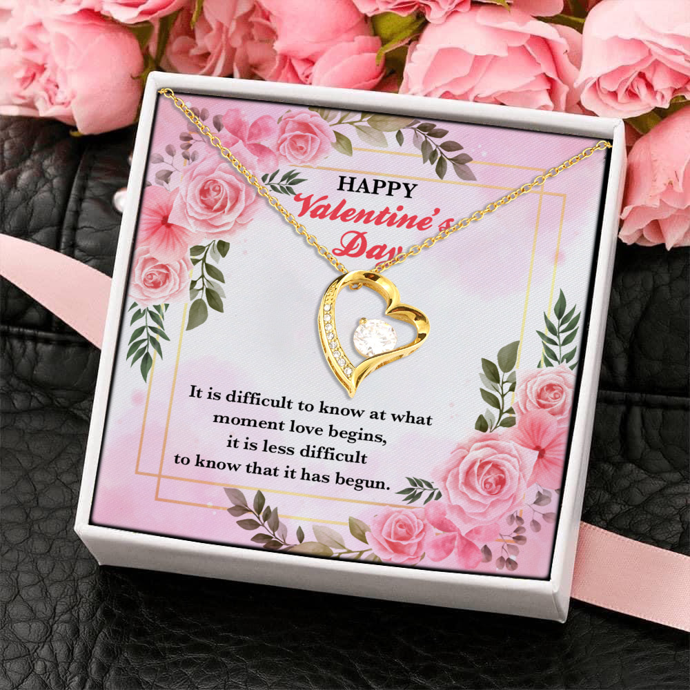 8KNG. Love begins (4) Forever Love Necklace (Gold) 4