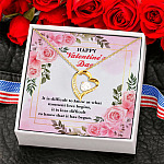 8KNG. Love begins (4) Forever Love Necklace (Gold) 6