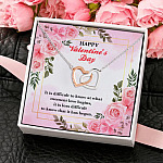 8KNG. Love begins (4) Interlocking Hearts Necklace 4