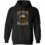 Las Vegas is Calling and I Must Go, Black, Hoodie
