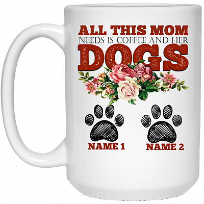 15 oz. White Mug