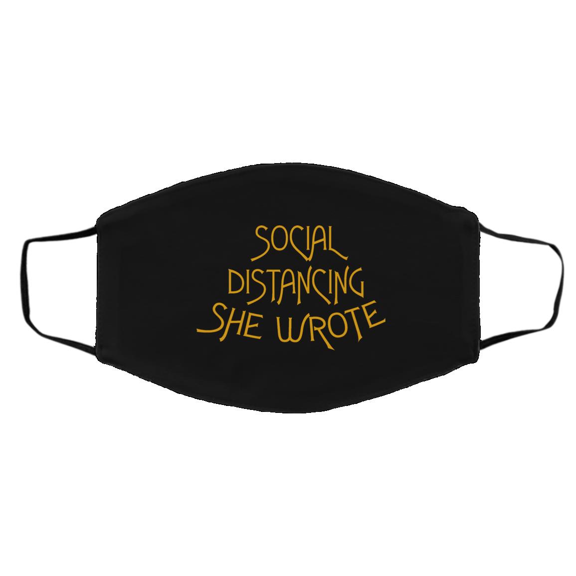 Social Distancing Mask, Black, Cloth Face Cover – Medium/Large Social Distancing Mask, Black, Cloth Face Cover – Medium/Large
