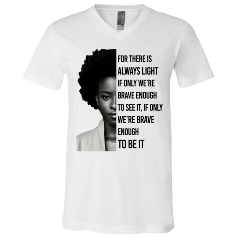 Amanda Light, White, V-Neck T-Shirt