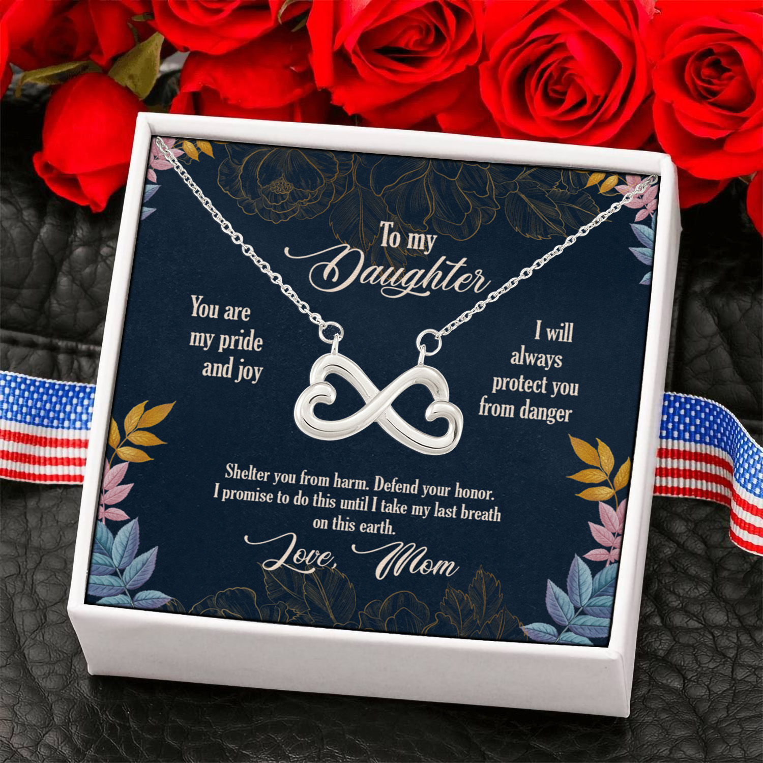 6P. Pride and joy (4) Infinity Heart Necklace (Silver) 6