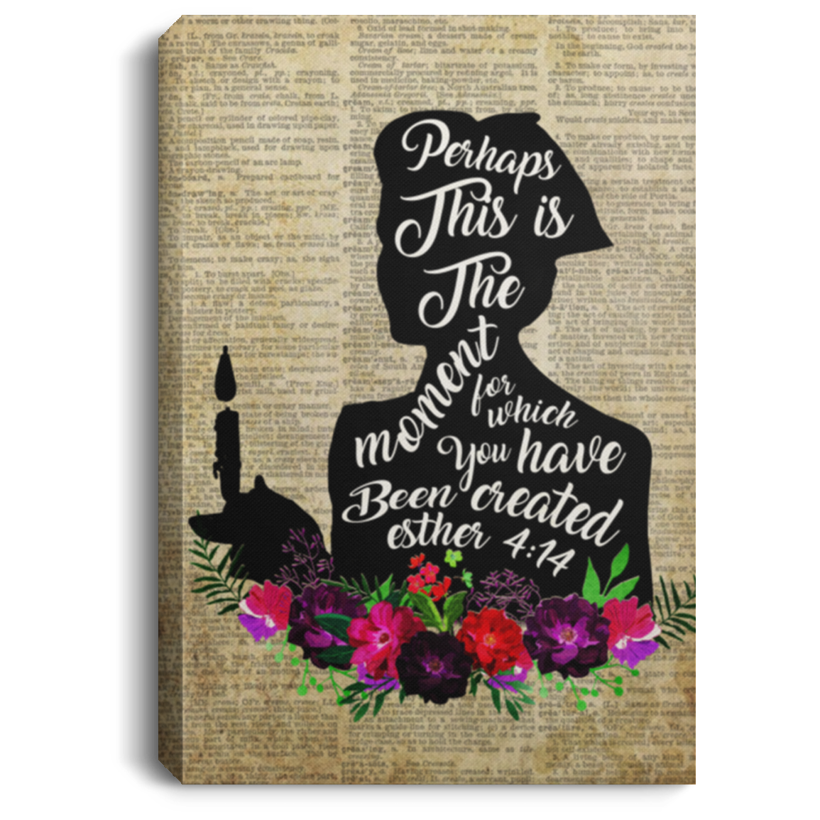 Nurse Framed Canvas - This Is The Moment For Which You Have Been Created Esther 4 14 Unframed Poster, White, 0.75'' Framed Canvas Nurse Framed Canvas - This Is The Moment For Which You Have Been Created Esther 4 14 Unframed Poster, White, 0.75'' Framed Canvas