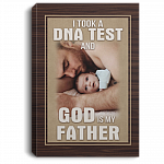 Personalized Photo I Took a Dna Test and God Is My Father Framed Canvas Prints - Unframed Poster, White, 0.75'' Framed Canvas Personalized Photo I Took a Dna Test and God Is My Father Framed Canvas Prints - Unframed Poster, White, 0.75'' Framed Canvas