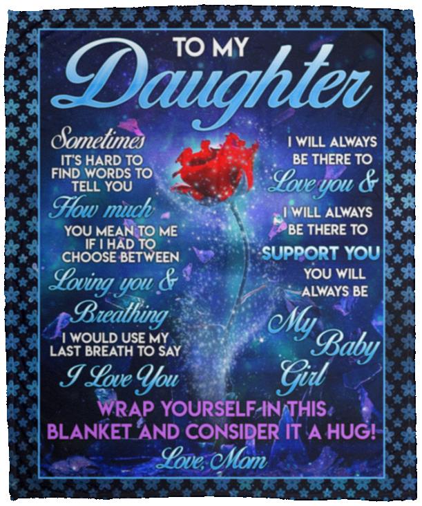 Mom Blanket, White, Cozy Plush Fleece Blanket - 50x60