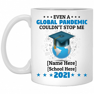 Personalized Even A Global, White, 11 oz. White Mug