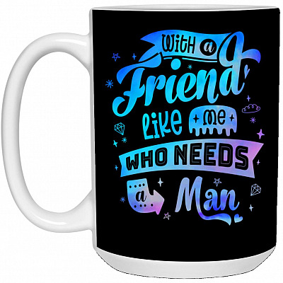 15 oz. White Mug