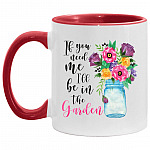 If You Need Me, White/Red, 11 oz. Accent Mug