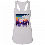 Yosemite Na, White, Ladies Racerback Tank