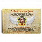 Custom Photo When I Lost You in Memory of Gifts Framed Canvas - Unframed Poster - Home Decor Wall Art, White, 0.75'' Framed Canvas Custom Photo When I Lost You in Memory of Gifts Framed Canvas - Unframed Poster - Home Decor Wall Art, White, 0.75'' Framed Canvas