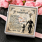 5LV. Viking Todays Troubles (Message Card) Interlocking Hearts Necklace 4