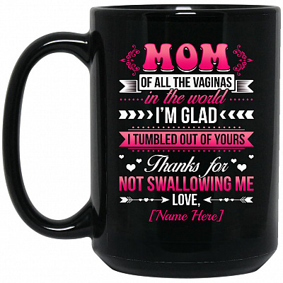 15 oz. Black Mug