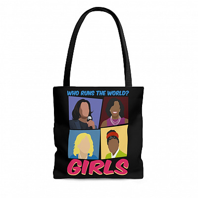 Inauguration 2021 Kamala Michelle Amanda Jill - Who Runs the World Girls Feminist All Over Print Tote Bag