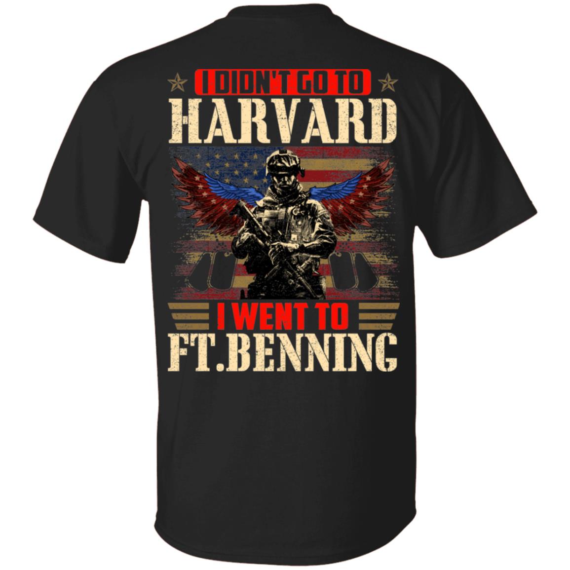 I Didn't Go To Harvard I Went To, Black, Unisex T-Shirt