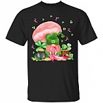 Gnome Breast Cancer Awareness Shirt, Black, Unisex T-Shirt