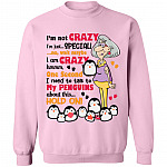 Penguins Shirt, Light Pink, Sweatshirt