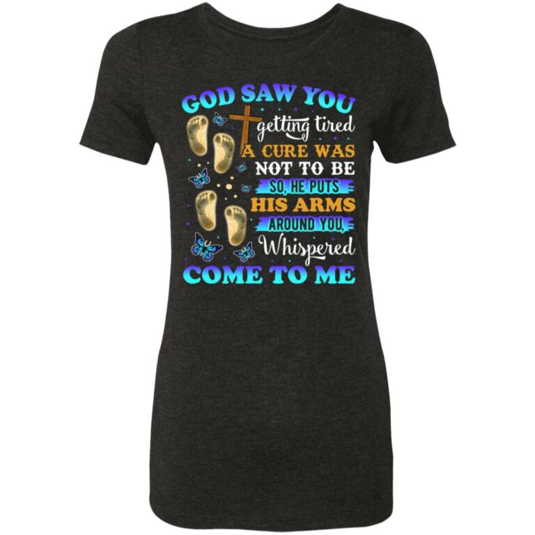 God Saw You Getting Tired A Cure, Vintage Black, Premium Ladies T-Shirt