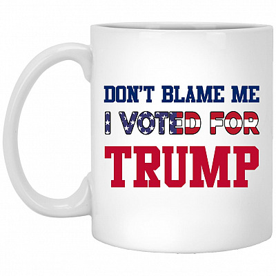 Blame Mug, White, 11 oz. White Mug