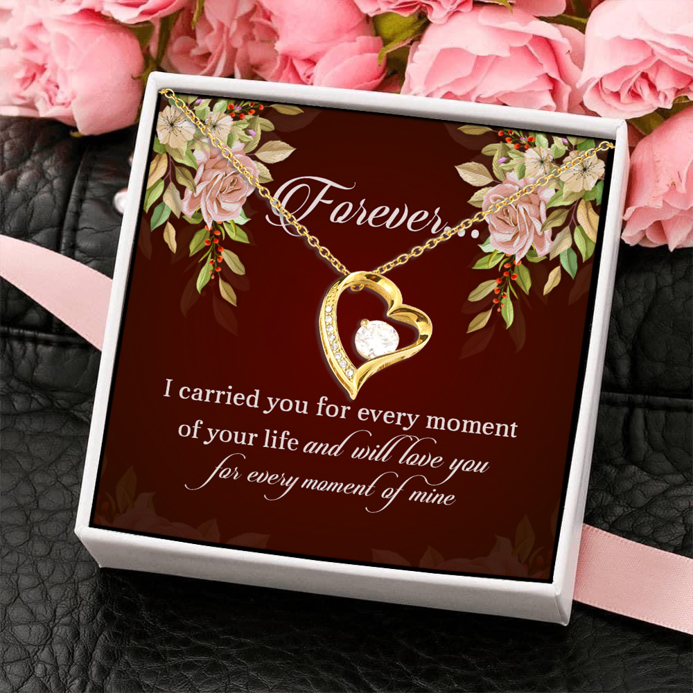 2HP. Carried You Forever Love Necklace (Gold) 4