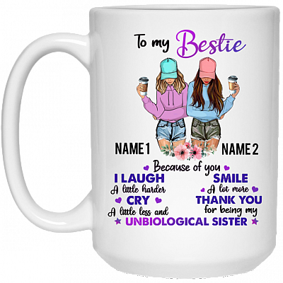 15 oz. White Mug
