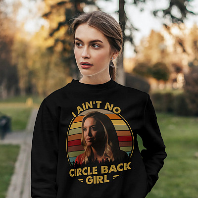 Alternative view of Vintage Kayleigh Mc Enany I Ain't No Circle Back Girl Political Hoodie - Sweatshirt - Kayleigh McEnany Shirt