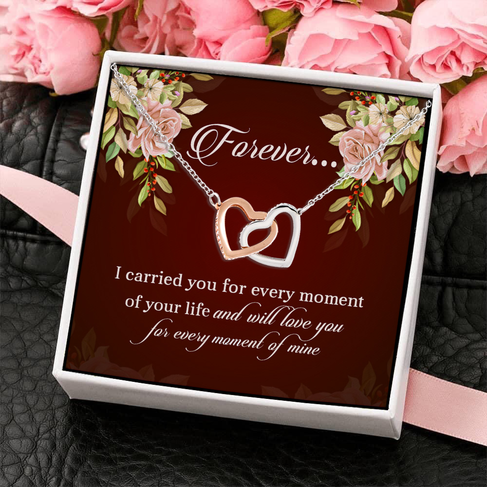 2HP. Carried You Interlocking Hearts Necklace 4